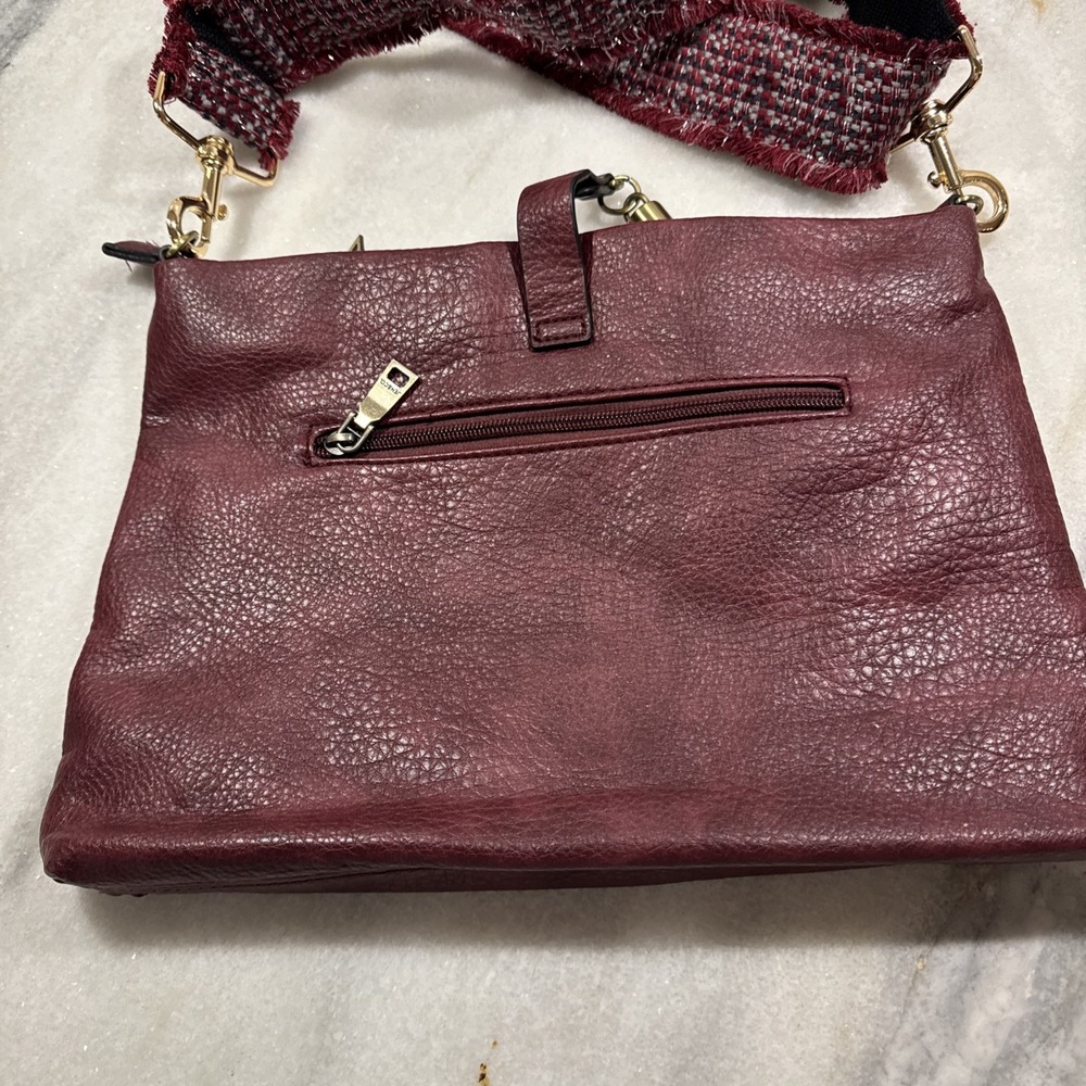 NWT Jen & Co. Marie Vegan Crossbody Trendy Design Adjustable Removable Strap - Picture 6 of 10
